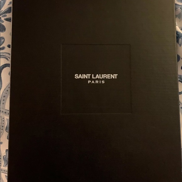 NIB Saint Laurent Rose Gold Clutch - Picture 7 of 7